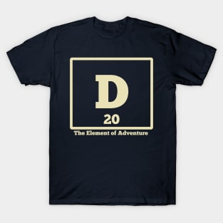 D20 The Element of Adventure T-Shirt